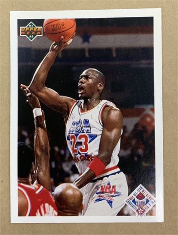 1991 UD Michael Jordan 48 Basketball Trade Card