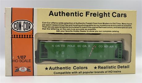 NOS Con-Cor North Pole Sugar Company HO Train Car Model, Unassembled