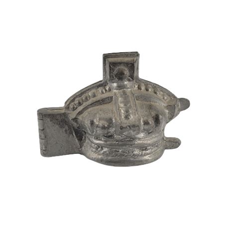 Vintage Metal Crown of England Chocolate Mold