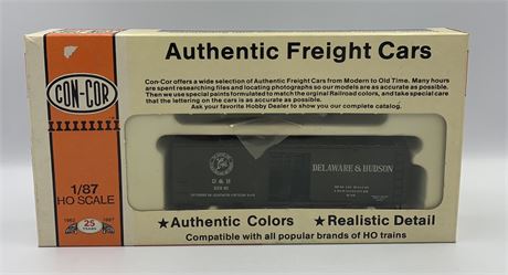 NOS Con-Cor Delaware & Hudson HO Train Car Model, Unassembled