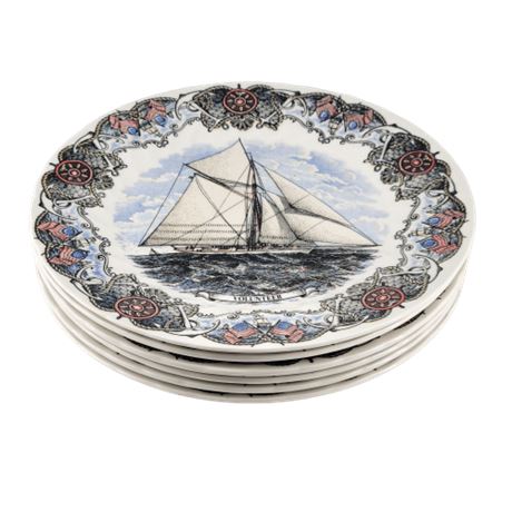 Churchill Currier & Ives Original Lithographs Tall Ships Plates