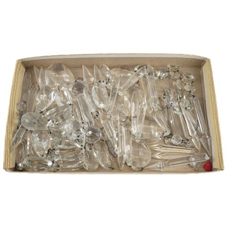 Large Crystal Teardrop Lot