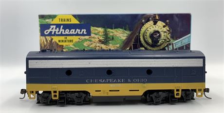 Athearn HO Scale Chesapeake & Ohio F7B DMY Train Car