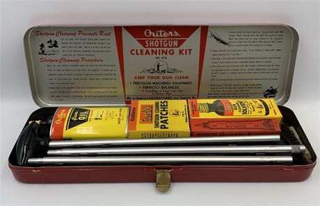 Vintage NOS Outers Steel Shotgun Cleaning Kit in the Box