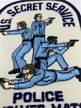 NOS U.S. Secret Service Police Revolver Match Jacket Patch