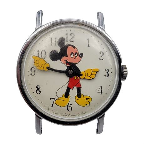 Vintage Mickey Mouse Watch by Walt Disney Productions