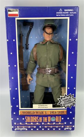 1997 NOS Soldiers of the World 12” Posable WWI German Soldier Action Figure