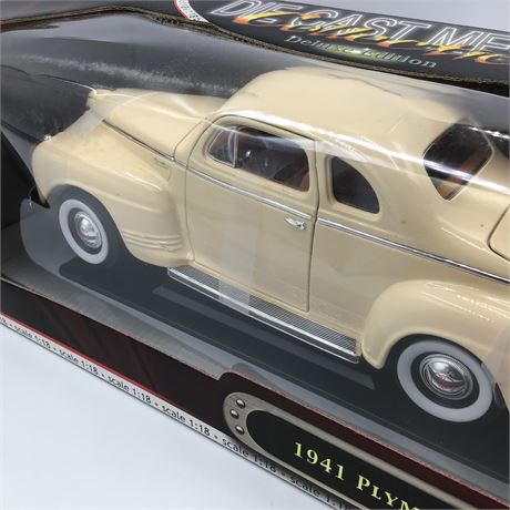NOS 1941 Plymouth Deluxe Edition Die-Cast 1:18 scale Car Model