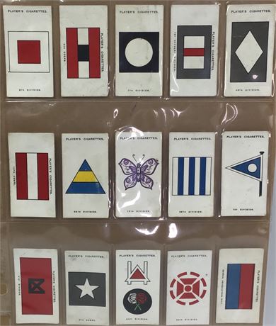 1925 Players Cigarettes Army Corps Divisional Signs 2nd Series Trade Card 100 pc