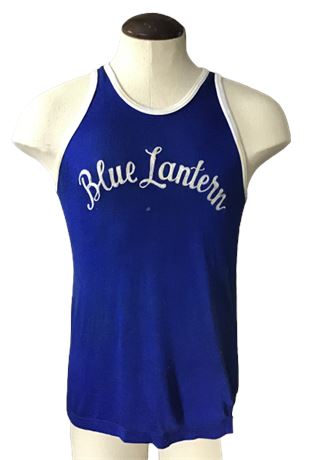 2 pc 1940s Blue Lantern Men’s Basketball Tank & Shorts Sport Uniform