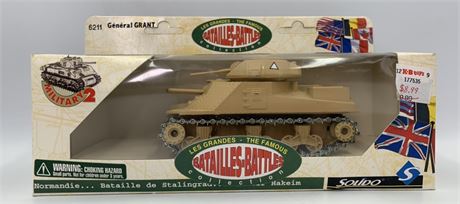NOS 6211 General Grant Les Grandes Batailles Military Tank Toy