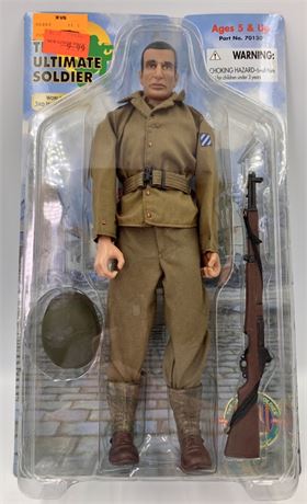 NOS WWII 3rd Infantry Division The Ultimate Soldier 11 1/2” Action Figure