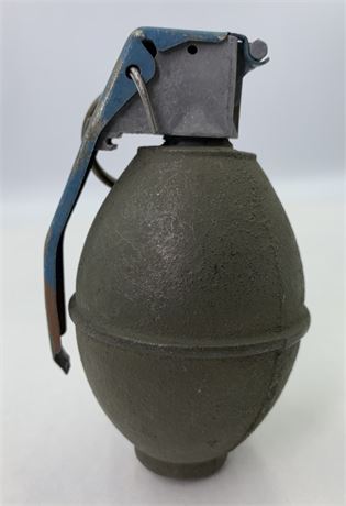 1 INERT Korean War M12 Lemon Hand Grenade, Decommissioned War Weaponry
