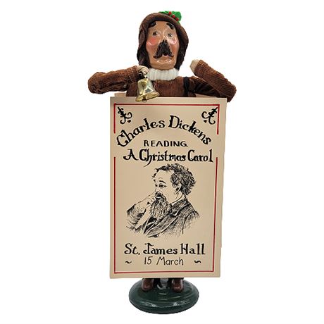 1995 Byers' Choice "A Christmas Carol" Sandwich Board Man