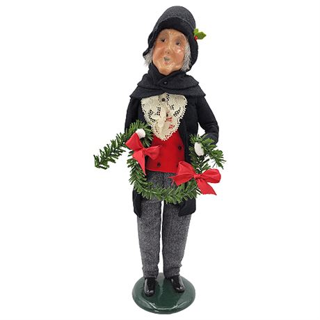 1996 Byers' Choice "The Carolers" Limited Edition Man w/ Garland