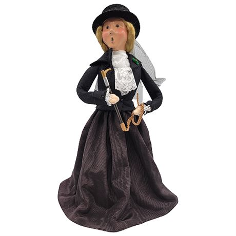 2003 Byers' Choice "The Carolers" Victorian Fox Hunt Woman