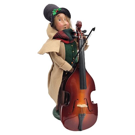 2005 Byers' Choice "The Carolers" Waite w/ Double Bass