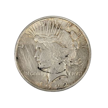 1922 Peace Silver Dollar