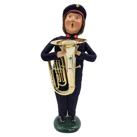 1998 Byers' Choice "The Carolers" Salvation Army: Man w/ Tuba