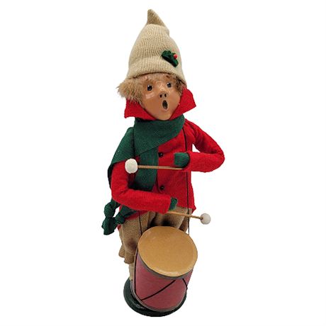 1986 Byers' Choice "The Carolers" Boy w/ Drum