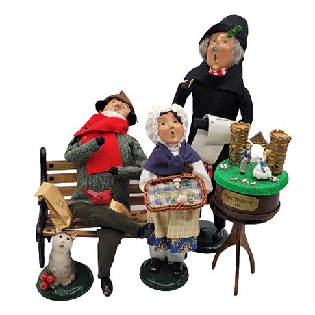 Byers' Choice "The Carolers" Flawed & Damaged Lot