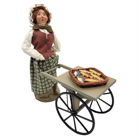 2001 Byers' Choice "The Carolers" Cries of London: Fishmonger w/ Cart