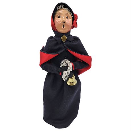 1992 Byers' Choice "The Carolers" Salvation Army: Woman w/ Bell