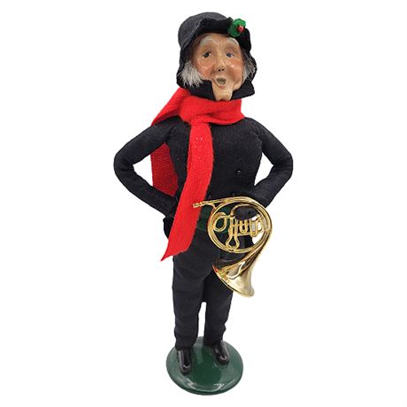 1992 Byers' Choice "The Carolers" Limited Edition Man w/ French Horn