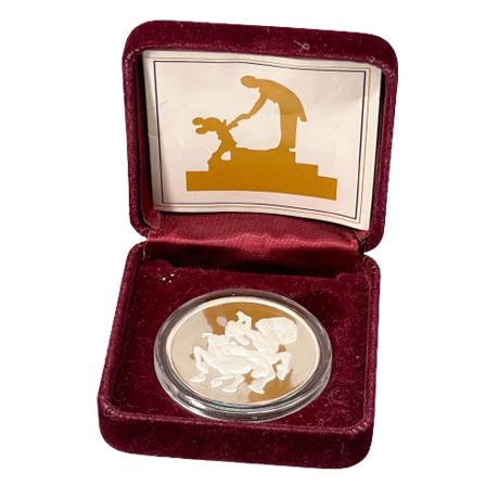 Disney Fantasia 50th Anniversary .999 Silver Commemorative Coin