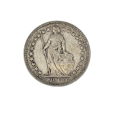1928 Switzerland 1/2 Franc