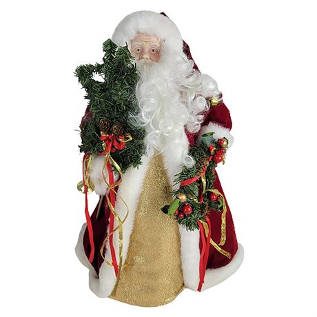 Large Victorian Style Santa Tree Topper