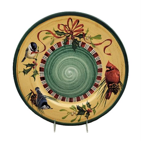 Lenox "Winter Greetings" Service Plate/Charger (1 of 2)