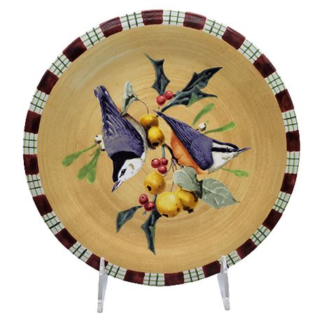 Lenox "Winter Greetings" Salad Plate: Nuthatch (2 of 2)