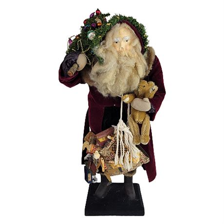 Vintage Victorian Standing Santa (Flawed)