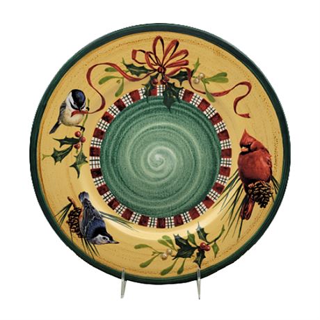 Lenox "Winter Greetings" Service Plate/Charger (2 of 2)