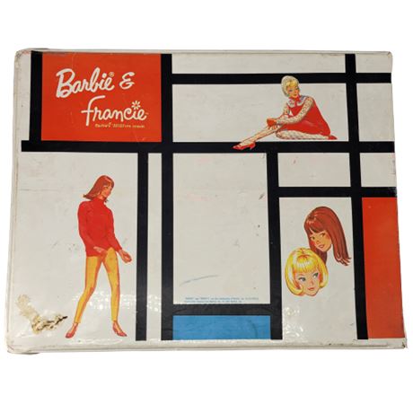 1965 Barbie and Francie Carrying Case